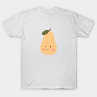 Yellow  Pear Cutie Illustraion T-Shirt